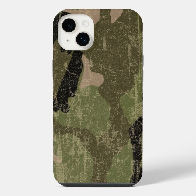 Funda Para iPhone Camo Verde Deteriorado (Reverso)