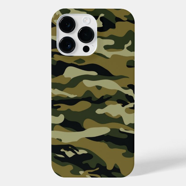 Funda Para iPhone Camo verde oscuro (Reverso)