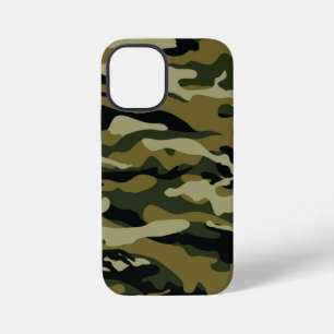 Funda Para iPhone 12 Mini Camo Verde Oscuro