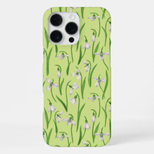 Funda Para iPhone 16 Pro Max Campanillas de invierno sobre rocío de miel