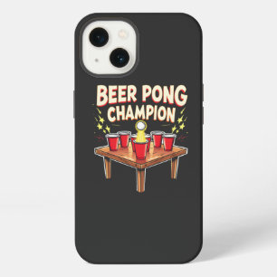 Campeón de Beer Pong Ping Pong Bebiendo