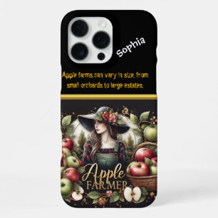Funda Para iPhone 16 Pro Max Campesino de Apple en medio de bote de cosecha