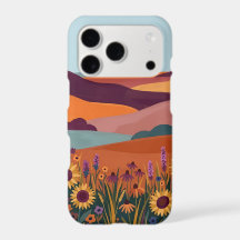 Funda para iPhone Campo de Girasoles