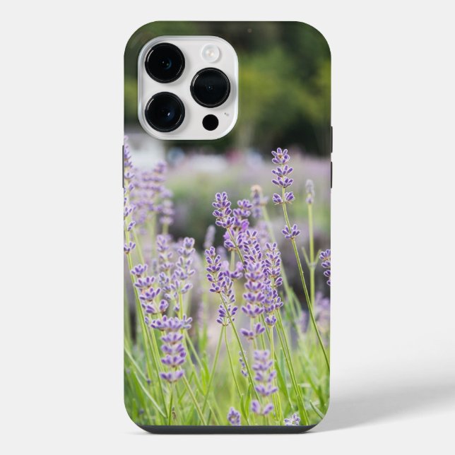 Funda Para iPhone Campo de Lavanda Sereno (Reverso )