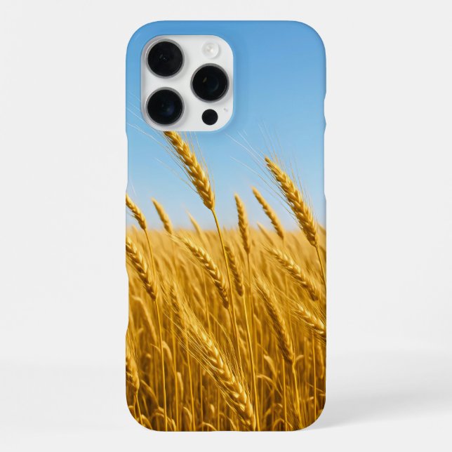 Funda Para iPhone Campo de trigo soleado (Reverso )