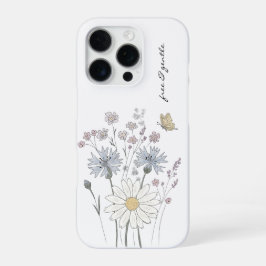 Funda Para iPhone 16 Pro Campo vibrante de flores silvestres