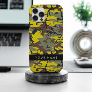 Camuflaje amarillo y marrón Tu nombre Personaliza