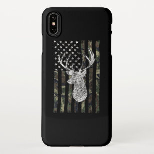 Funda Para iPhone XS Max Camuflaje americano sobre la caza de ciervos de co