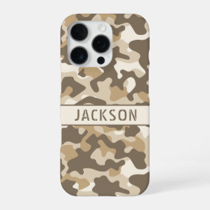 Funda Para iPhone 16 Pro Camuflaje de desierto personalizado