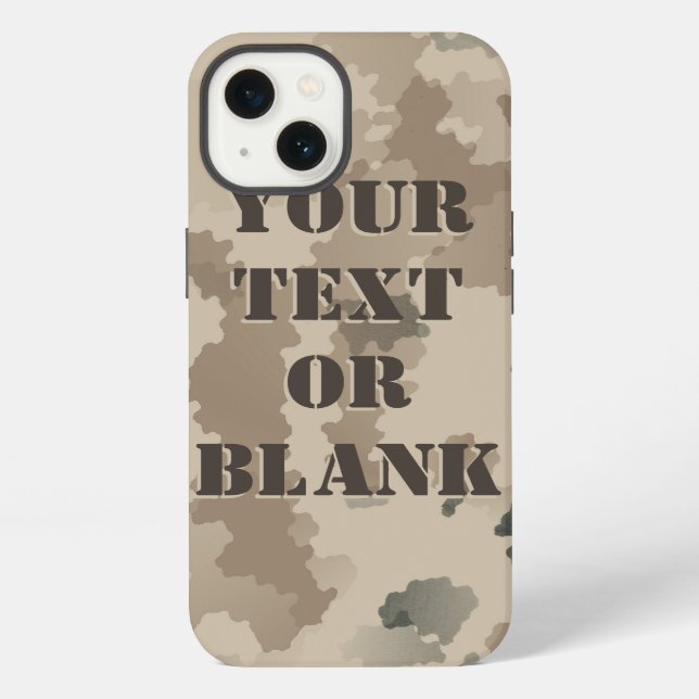 Funda Para iPhone Camuflaje del desierto (Reverso )