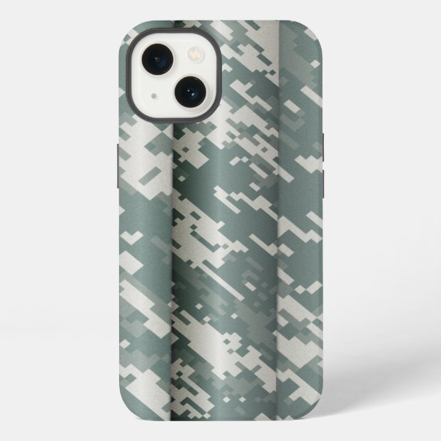 Funda Para iPhone Camuflaje digital 3D (Reverso )