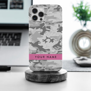 Camuflaje Gris Nieve Invernal Personaliza tu nombr