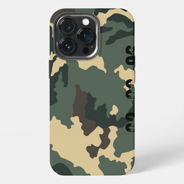 Funda Para iPhone Camuflaje Muster (Reverso )