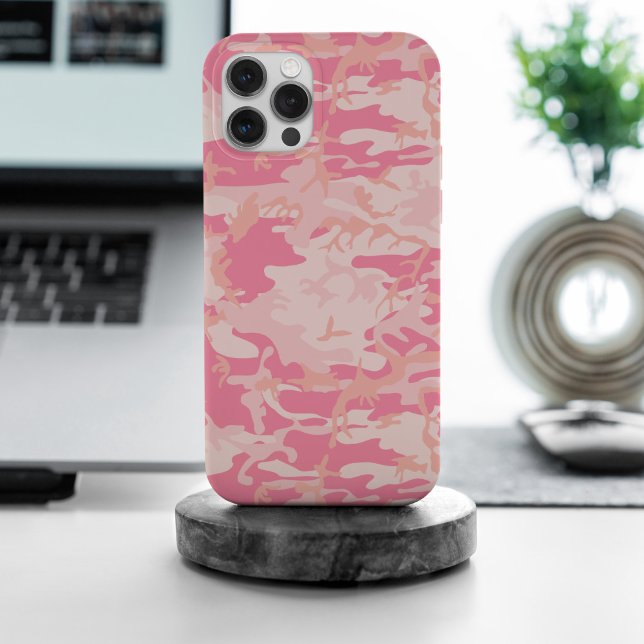 Funda Para iPhone Camuflaje rosa, ejército, ejército (Subido por el creador)