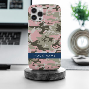 Camuflaje rosa y verde Personaliza tu nombre