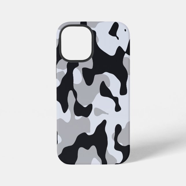 Funda Para iPhone Camuflaje urbano de alto contraste (Reverso )