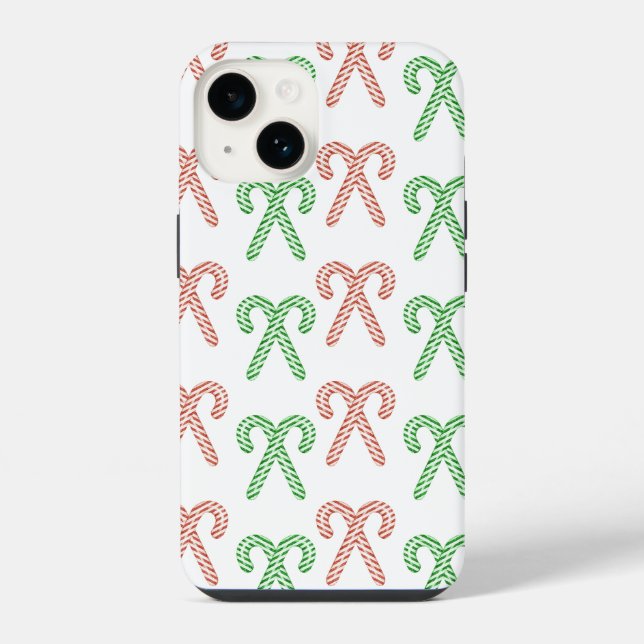 Funda Para iPhone Caña de golosinas/menta (Reverso )