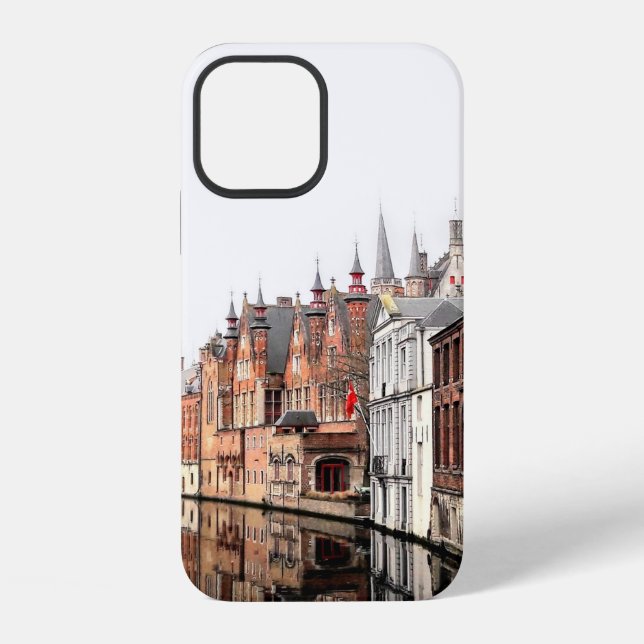 Funda Para iPhone Canals of Bruges. (Reverso )
