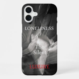 Funda Para iPhone 16 Plus Cañón Antelópico Blanco y Negro / Soledad