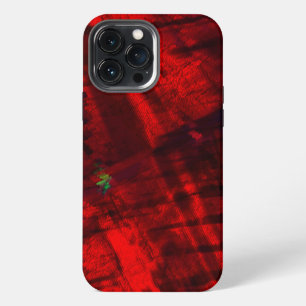 Funda Para iPhone 13 Pro Max Cañón digital en fuerte detalle rojo y verde lima