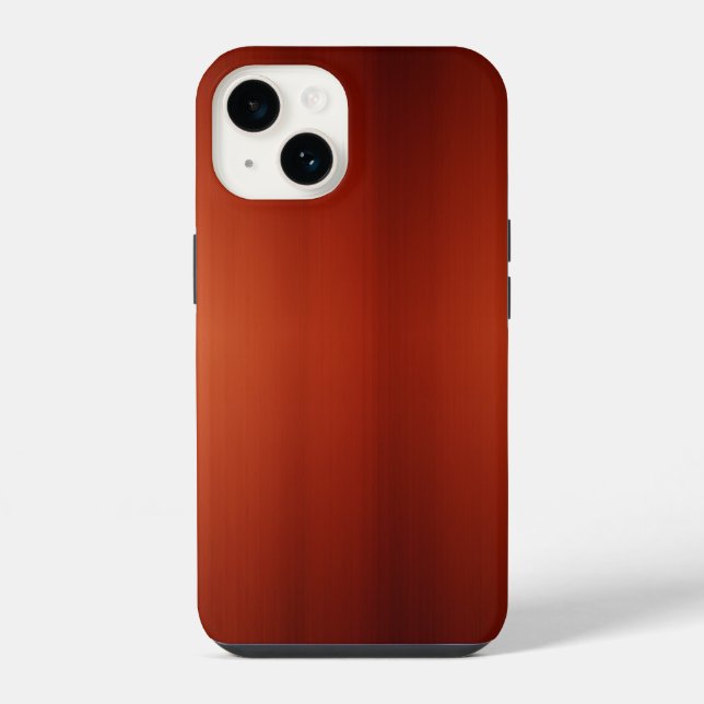Funda Para iPhone Caoba cepillada oscura (Reverso )