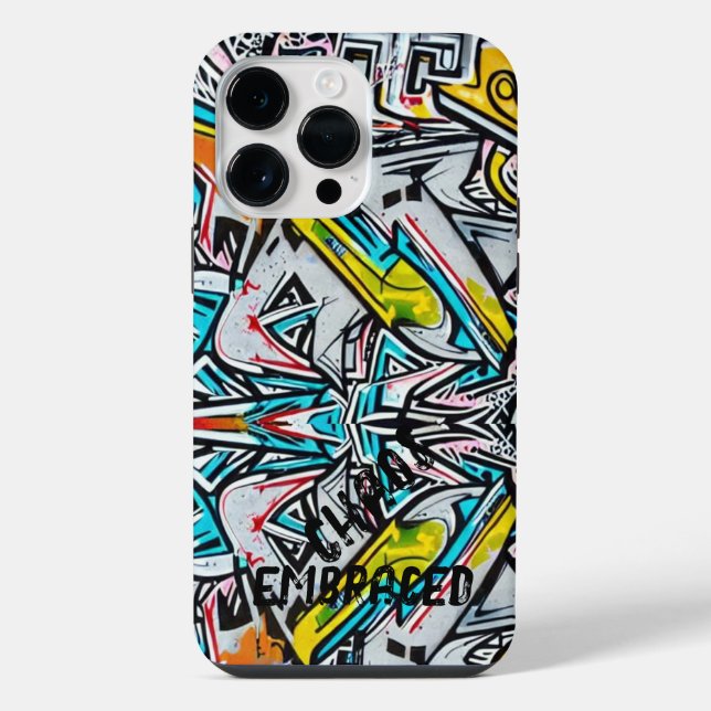 Funda Para iPhone caos adoptado - tu propio graffiti (Reverso )