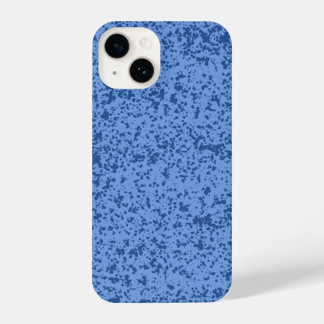 Funda Para iPhone Caos de puntos azules (Reverso )