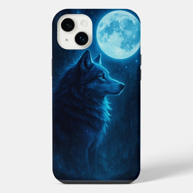 FUNDA PARA iPhone CAPA DE CELULAR LOBO (Reverso)