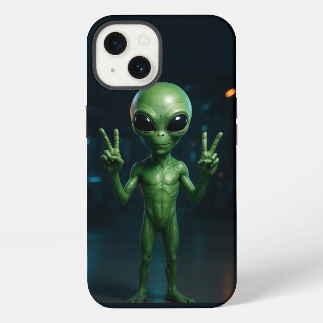Funda Para iPhone CAPA PARA CELULAR Extraterrestre futurista (Reverso )