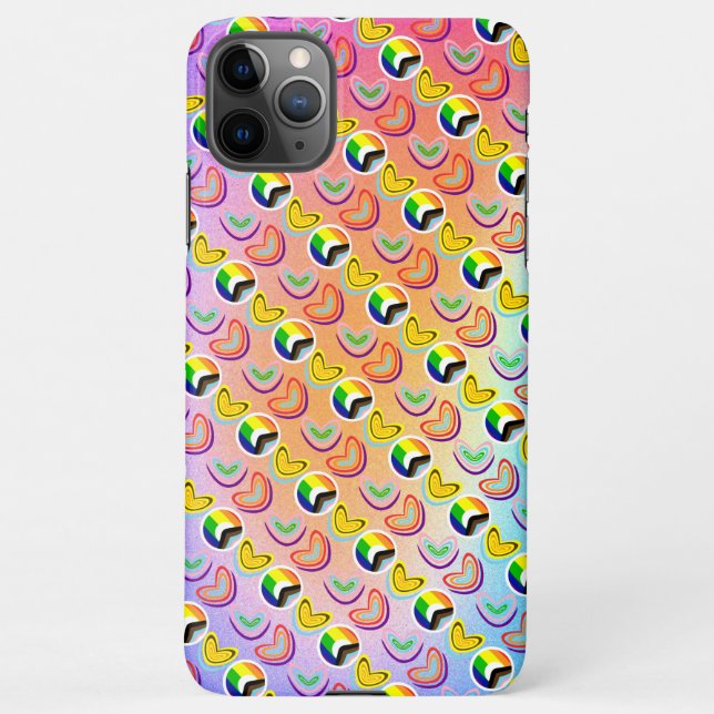 Funda Para iPhone Capa Para iPhone RAINBOW Love Lgbtqia+ (Reverso)