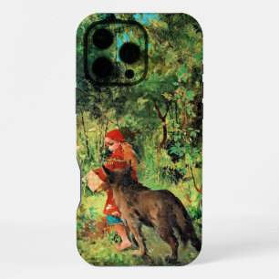 Funda Para iPhone 16 Pro Max Caperucita Roja, arte refinado,