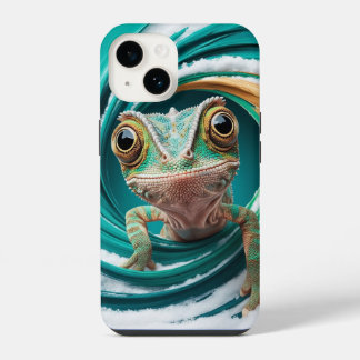 Funda Para iPhone 14 Capinha de Celular Camaleão: Estilo e Proteção 