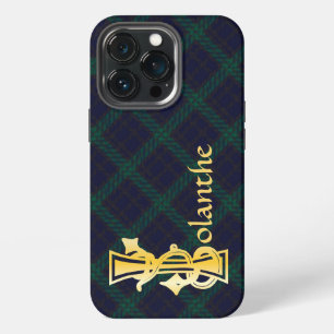 Funda Para iPhone 13 Pro Capital decorativa Botánica Medieval I
