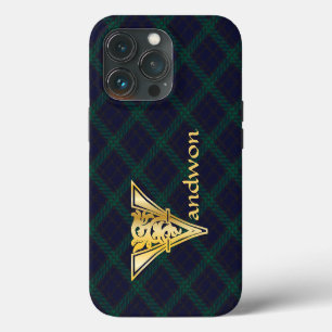 Funda Para iPhone 13 Pro Capital decorativa Botánica Medieval V