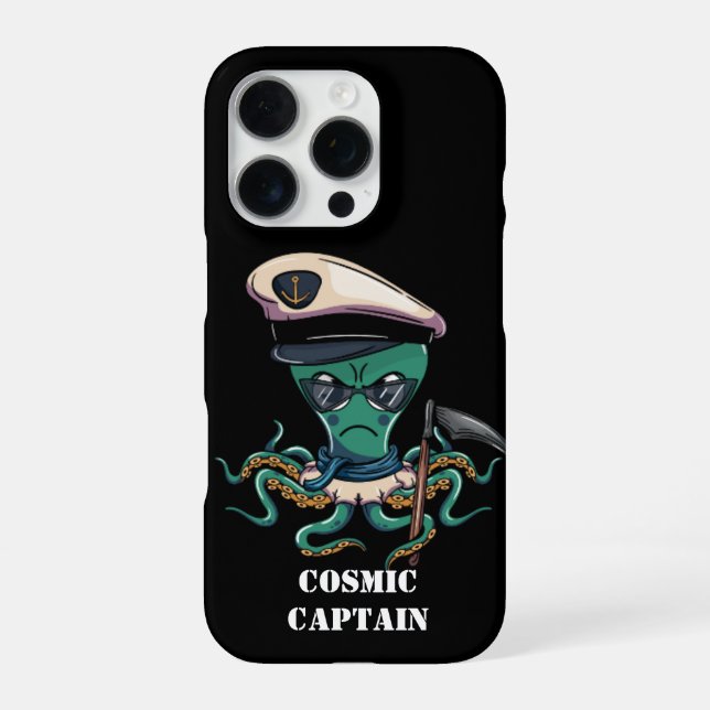 Funda Para iPhone Capitán Cósmico  (Reverso)