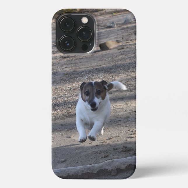Funda Para iPhone Capo von Oppenheim, Jack Russell Terrier Dog (Reverso )