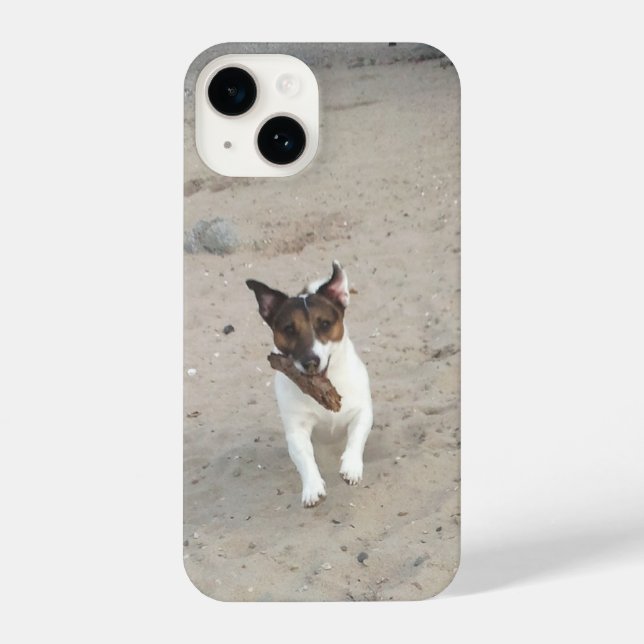 Funda Para iPhone Capo von Oppenheim, Jack Russell Terrier Dog (Reverso )