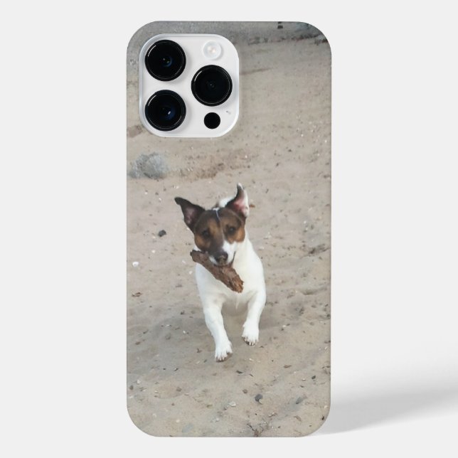 Funda Para iPhone Capo von Oppenheim, Jack Russell Terrier Dog (Reverso)