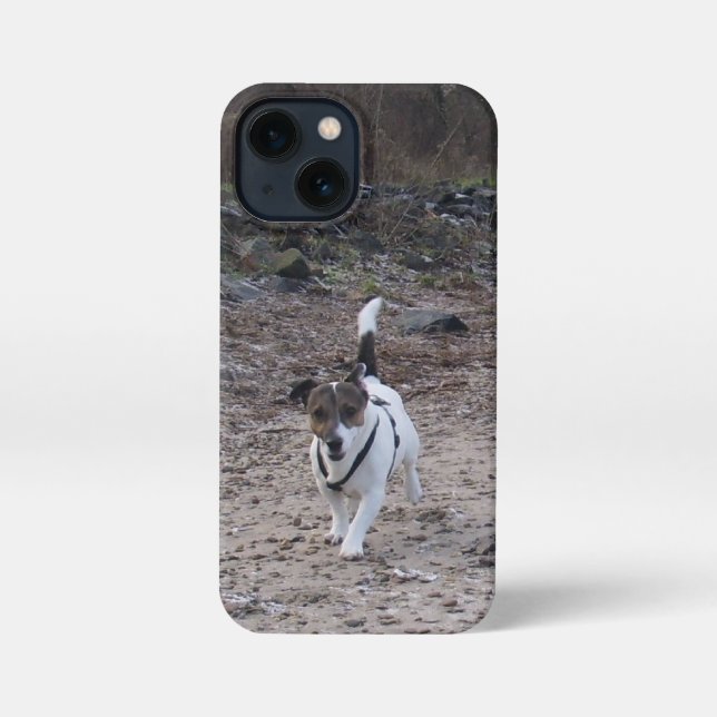 Funda Para iPhone Capo von Oppenheim, Jack Russell Terrier Dog (Reverso )