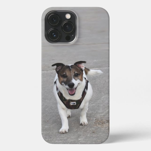 Funda Para iPhone Capo von Oppenheim, Jack Russell Terrier Dog (Reverso )