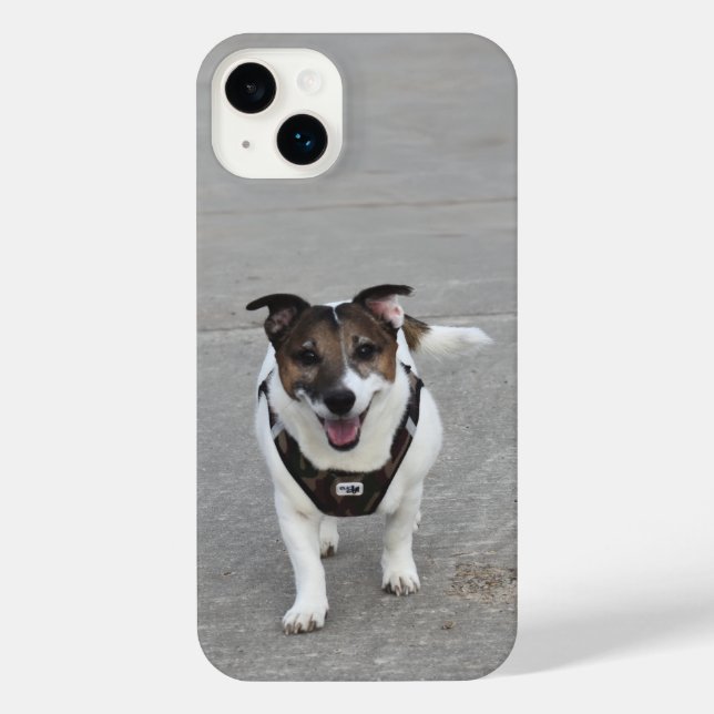 Funda Para iPhone Capo von Oppenheim, Jack Russell Terrier Dog (Reverso )