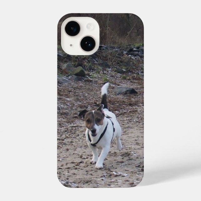 Funda Para iPhone Capo von Oppenheim, Jack Russell Terrier Dog (Reverso )
