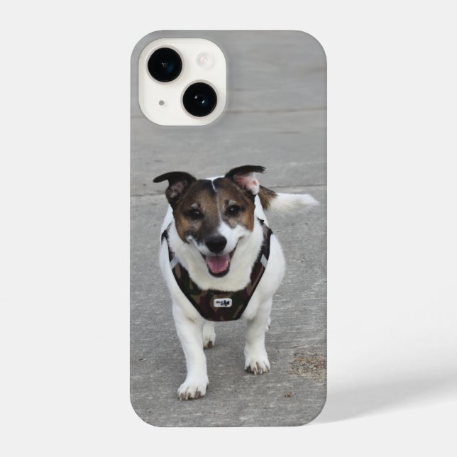 Funda Para iPhone Capo von Oppenheim, Jack Russell Terrier Dog (Reverso )