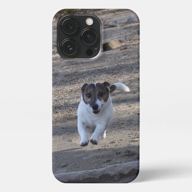 Funda Para iPhone Capo von Oppenheim, Jack Russell Terrier Dog (Reverso)