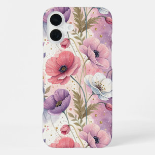 Funda Para iPhone 16 Plus Capricious Aesthetic Poppies