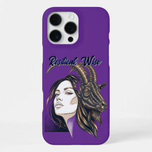 Funda Para iPhone 16 Pro Max Capricorn Lady Violet iPhone Case