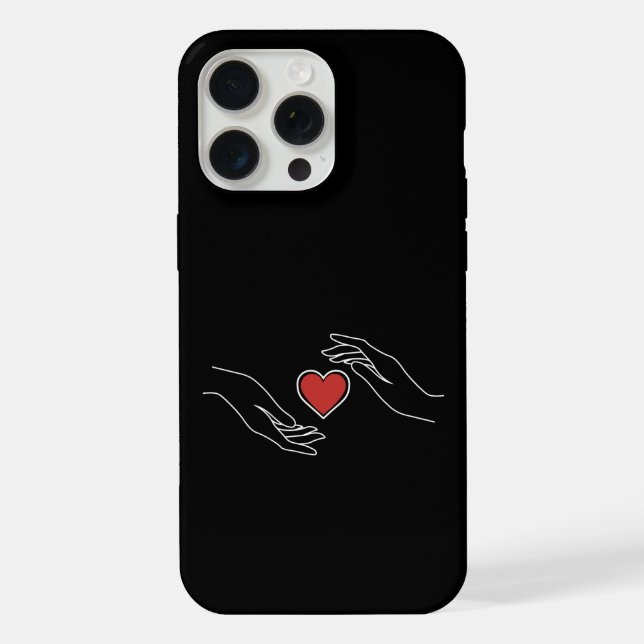 Funda Para iPhone Capturando el corazón (Reverso )