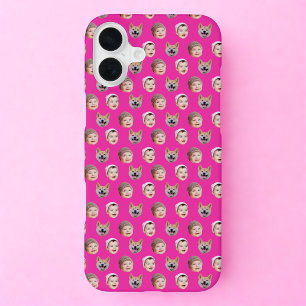 Funda Para iPhone 16 Plus Cara de bebé personalizada, fotos de familia perso