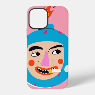 Funda Para iPhone 12 Cara de explosión abstracta