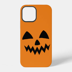 Funda Para iPhone 12 Cara de fantasma de calabaza de Halloween simple a